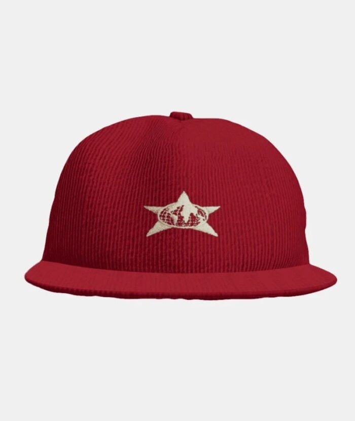 Barriers Corduroy Hat Red