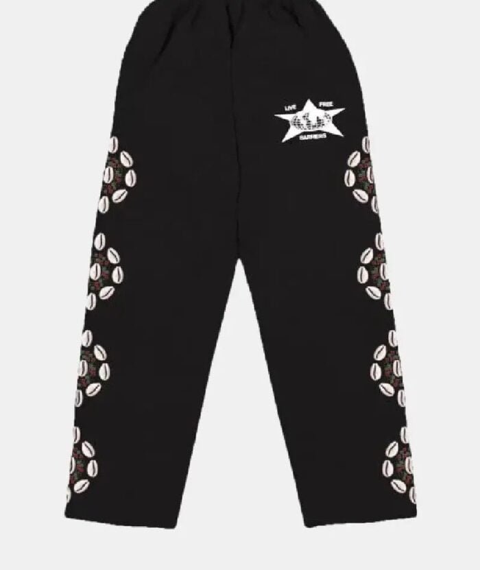 Barriers Cowrie Shell Sweatpants Black