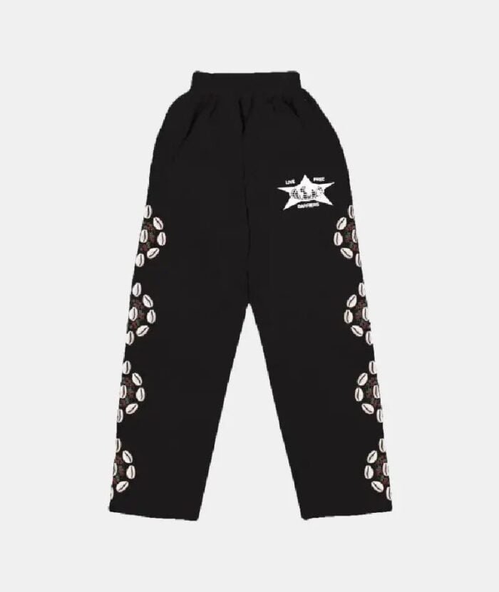 Barriers Cowrie Shell Sweatpants Black