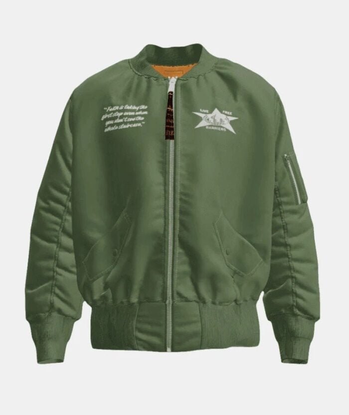 Barriers X Alpha Industries MA1 Bomber Jacket Olive